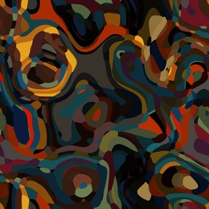 Swirled Color Abstract 2