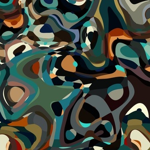 Swirled Color Abstract 6