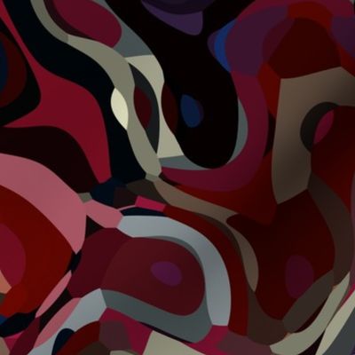 Swirled Color Abstract 14