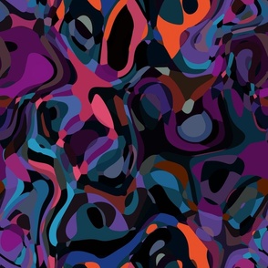 Swirled Color Abstract 21