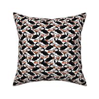 Puffins on Parade - White - Small