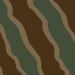 German WW2 Ambush Stripe Tank Camouflage Pattern