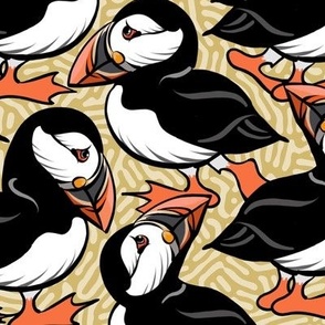 Puffins on Parade - Gold