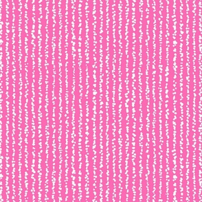 White Polka Dot Cow Print Stripes on a Hot Pink Background