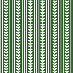 Green Ornamental Stripes - Classic Christmas 