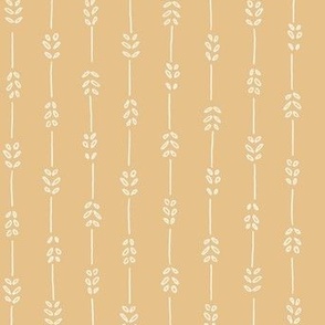 Dainty Leaf Lines//Yellow//Medium