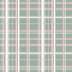 Soft plaid preppy green