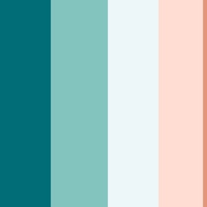 Turquoise_ white and orange stripes 2