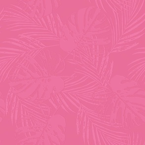 Discret palms pink