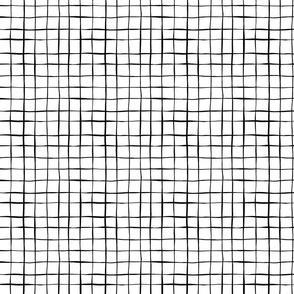 Tiny Scale // Handmade Basic Grid // Black and White
