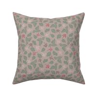 Forest Fruits Collection - coordinating pattern - beige