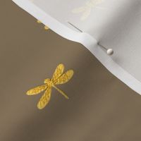 gold dragonfly on earth 