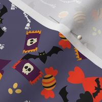 Halloween Skeleton, Halloween Candy, Halloween Bats, Halloween Kids Fabric
