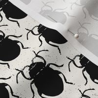 Halloween Bug Pattern, Halloween Fabric, Beatles, Beatle Pattern, Dung Beetle, Halloween Critters
