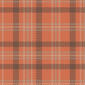 Lodge Retreat Plaid / Large Scale / Rust / 230404