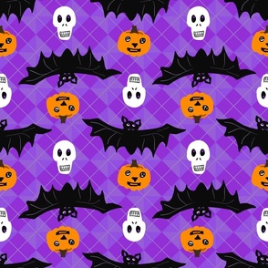 pumpkins, bats, and skulls, Oh My 