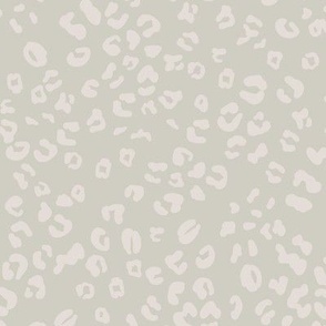 Leopard Print Scattered in Blush Pink on Stone