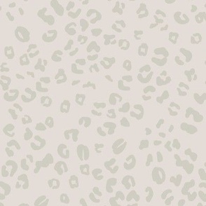 Leopard Print Scattered in Stone on Blush Pink