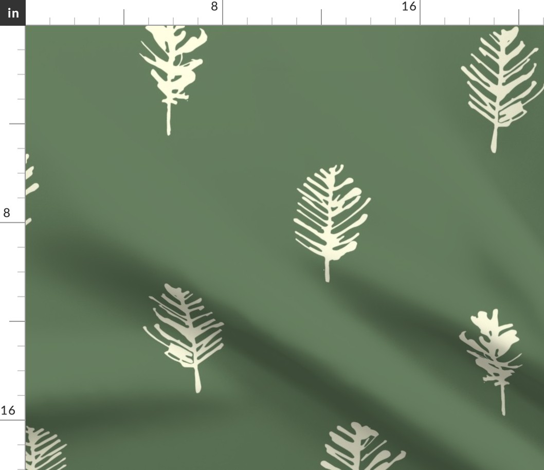 Zelkova - Spaced - Kelly Green (Large Scale)