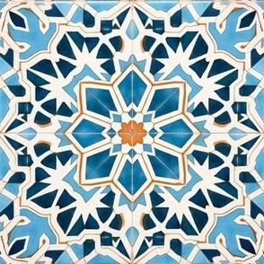 Vintage Moroccan Arabic tile