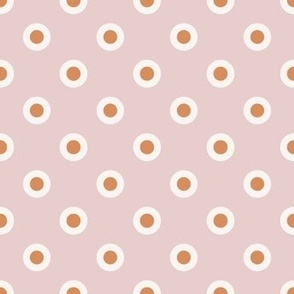 pink and red preppy christmas - double polka dots - pink_small