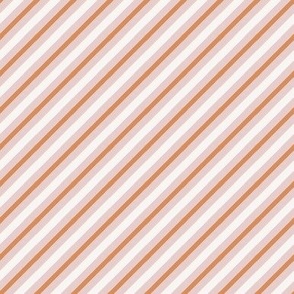 pink and red preppy christmas - horizontal stripes - pink_small