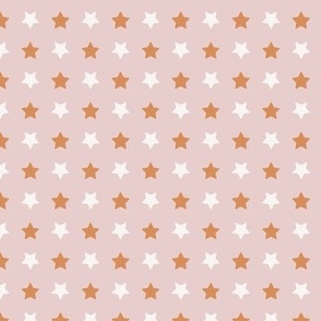 pink and red preppy christmas - stars - pink_small