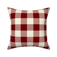 GIngham | Burgundy/Deep Red | Small Scale | 8x8