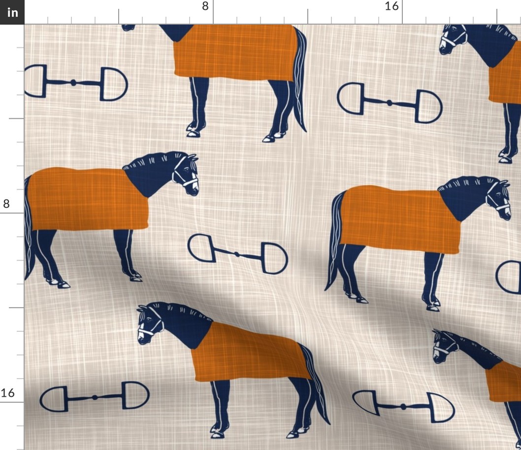 Bits and Blankets, Large Scale Equestrian Print by Shelly Turner 