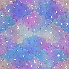 Dreaming Above the Clouds and Stars (Medium)