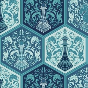 Hexagonal Chess - Blue