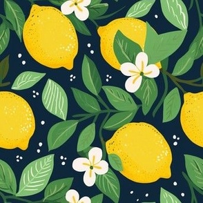 lemons and flowers