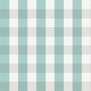 Gray and Light Blue Checkered Chic