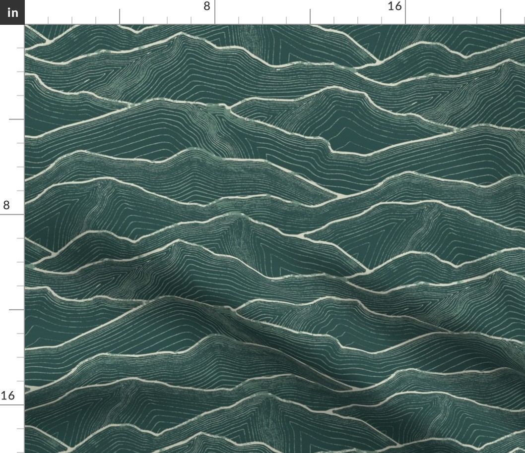 Teal Mountain Lines