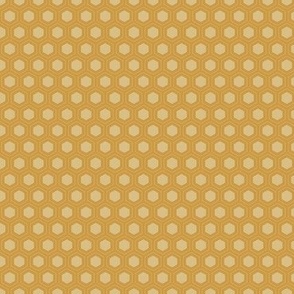 Hexagon Hive in Yellow Ochre