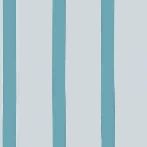 Large pale pastel blue organic stripe