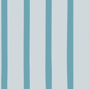 Pale pastel blue organic stripe
