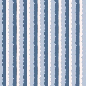 Stacked Stone Stripe in Blue