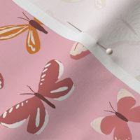 Butterfly Flutter in Rose Pink