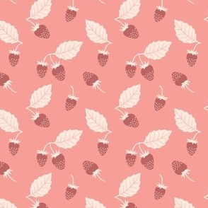 Wild Strawberries in Sherbet Pink