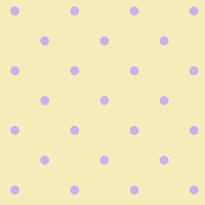 YELLOW WITH PURPLE DOTS