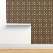 Dots and Diamonds Blender - Brown and Cream