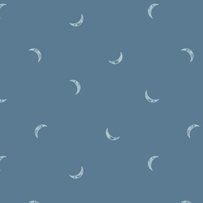 Crescent Moons, Night Blue