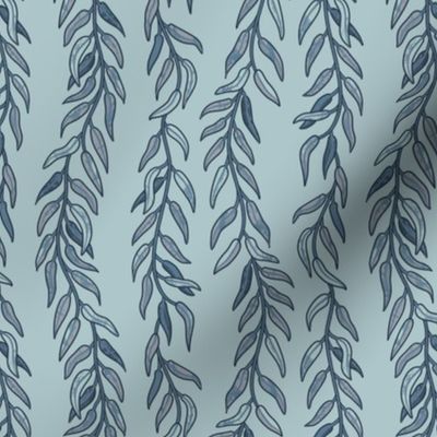 Willow Leaves, Soft Blue