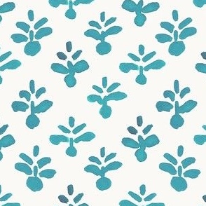 Leaves Teal