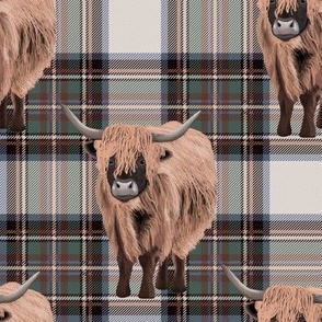 Highland Cows Plaid