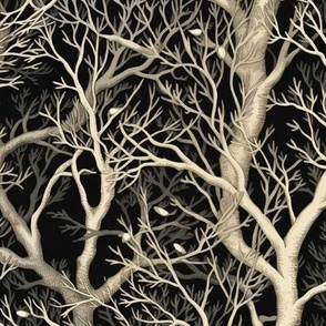 Escher's Winter Noir
