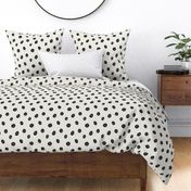 Black Buttons | Funky Polka dots