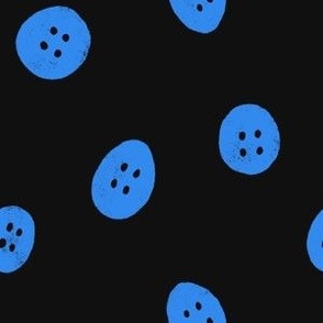 Blue Buttons | Funky Polka dots | Dark Background