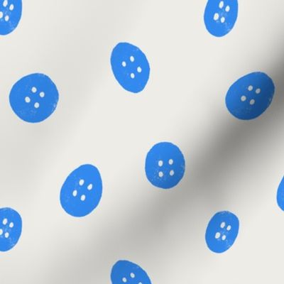Blue Buttons | Funky Polka dots